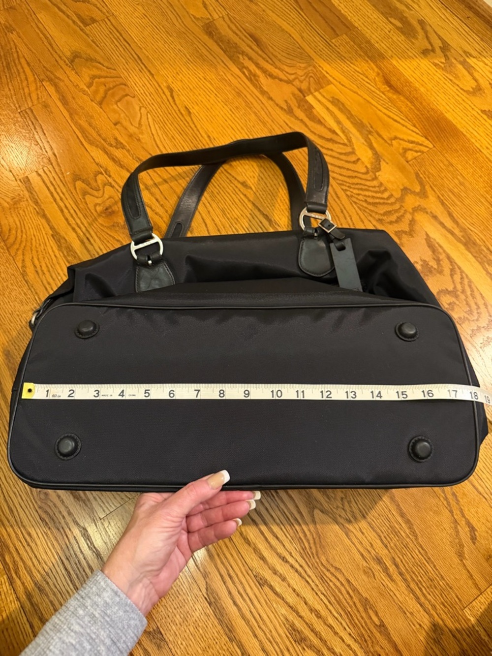 Tumi Ballistic Nylon with Leather Trim Duffle Weekender Bag - Picture 15 of 16